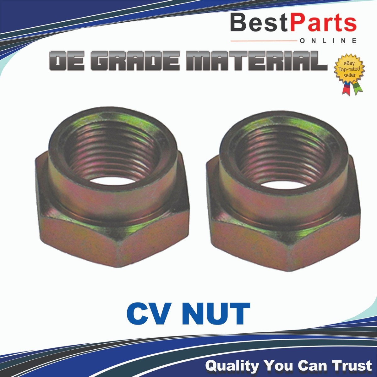 CV Axle Nut M24x2.0 Self Lock NUT-17 for 90-91 Pontiac Trans Sport