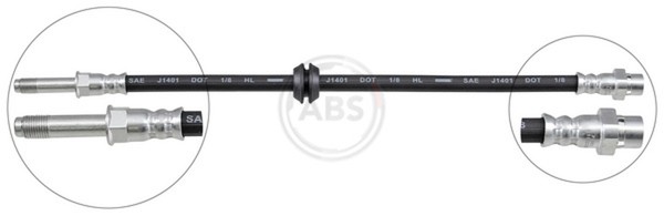 A.B.S. Bremsschlauch Sl 1432 FüR Bmw X5 G05 F95 X6 G06 F96 X7 G07 Van Mild Plug-image