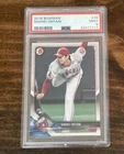 2018 Bowman Shohei Ohtani #49 Rookie RC MVP Dodgers Angels PSA 9