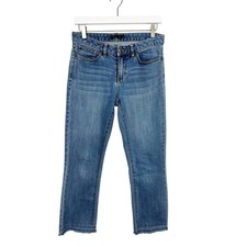 Prana Cia Cropped Flare Jeans Women's Size 4 / 27 Light Wash