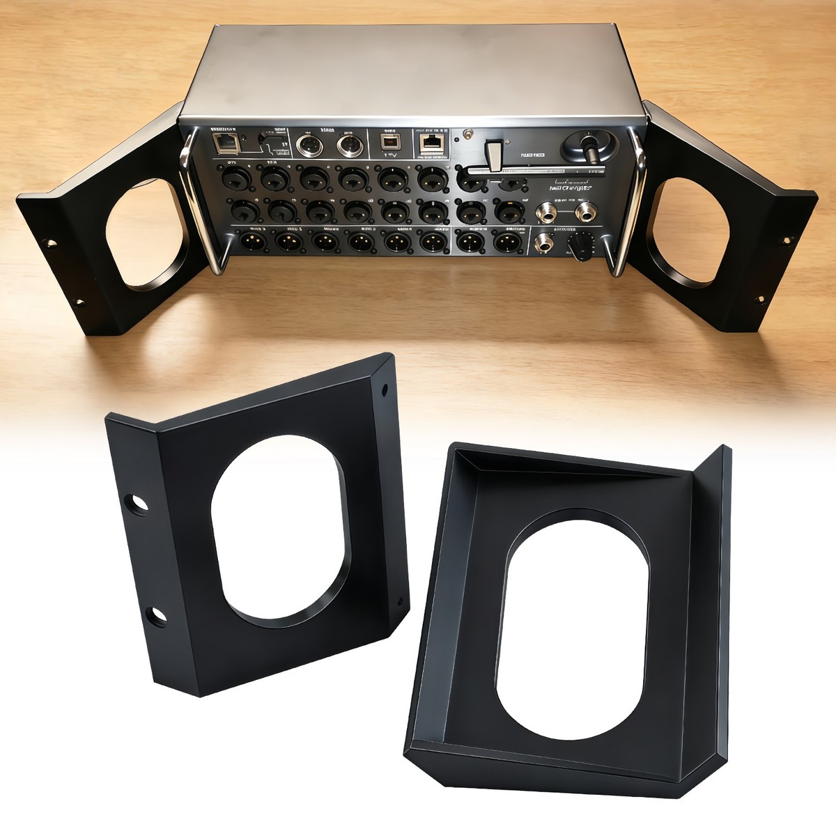 2 Pack Recessed Rack Ears for Behringer XR18 XR16/SD18&Midas MR18