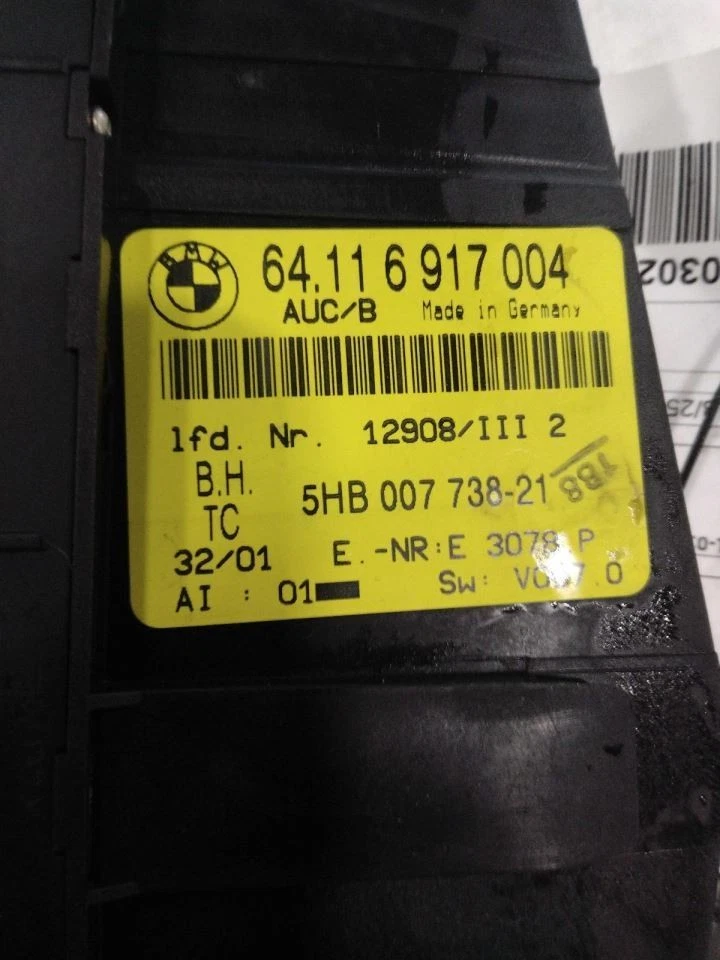 Temperature Control Convertible Fits 01-06 BMW 325i 555934 - Изображение 2 из 4