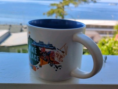 Starbucks Discovery Series Pike Place Ceramic Mug 14 Oz / New in box Rare 