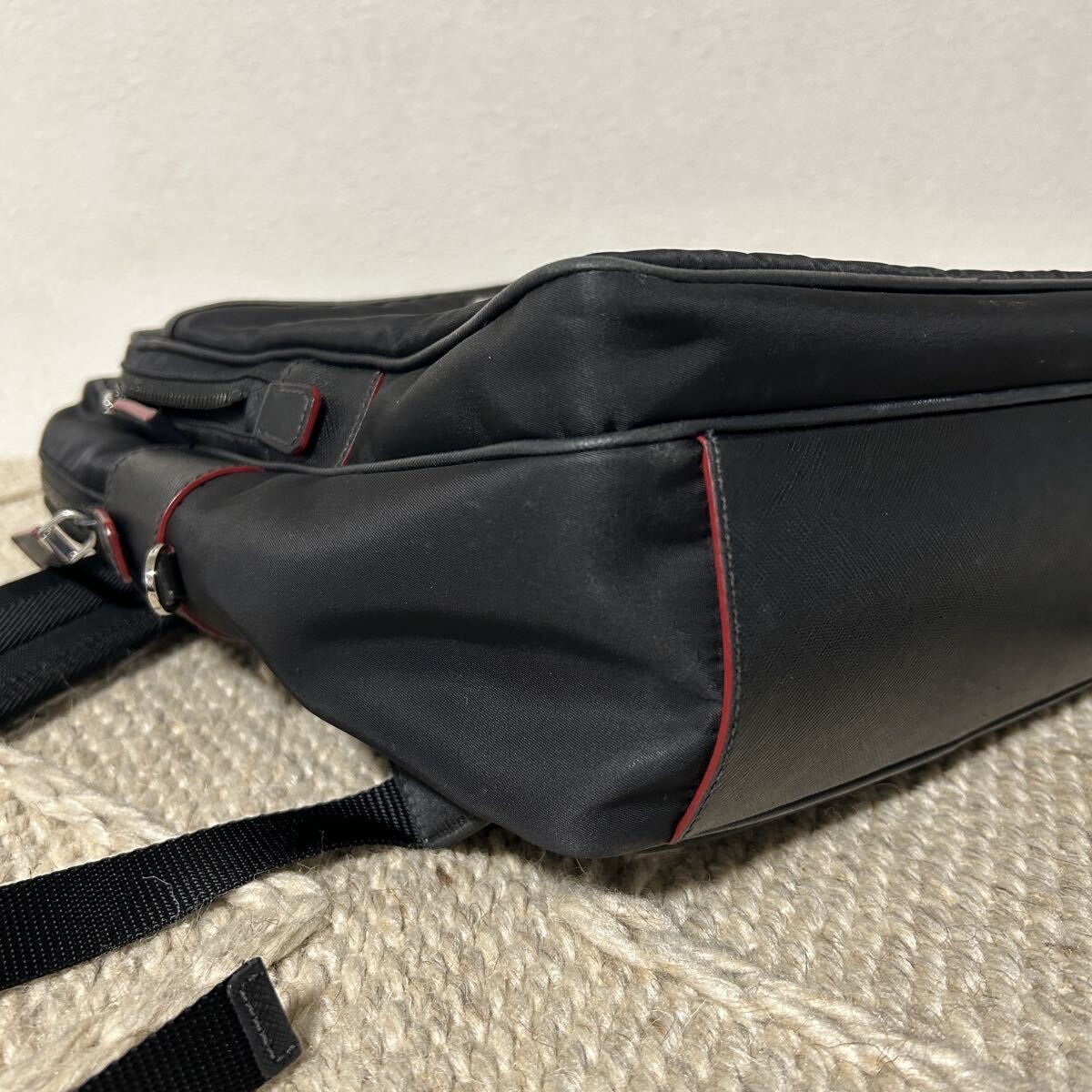 PRADA Nylon Black Backpack 2VZ064 from japan thumbnail 7