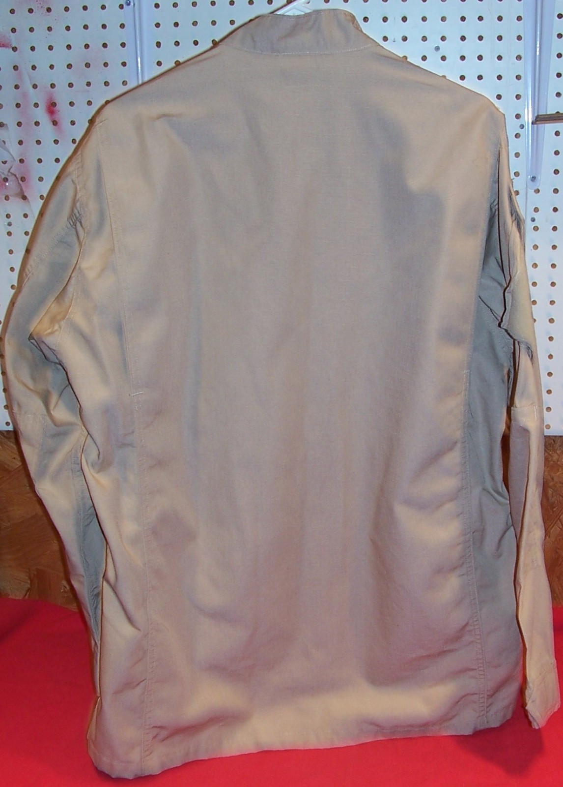 Large Long Tru-Spec Khaki Tan Shirt Jacket Tactical Response Uniform Ripstop L