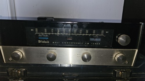McIntosh MR67 Vacuum Tube Stereo Tuner W/ BOX, MANUALS, PANLOC, SERVICED NICE!