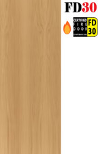 Branded Pre-Finished Oak Veneer Internal FD30 Fire Door + Nationwide Delivery