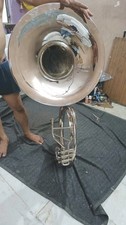 SOUSAPHONE TUBA 22" BELL SIZE OF PURE BRASS METAL IN CHROME CASE FREE SHIP