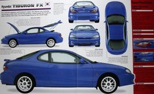 Hyundai Picture Brochure Pamphlet Out of Print Detail Vtg Sheet