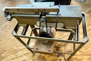 vintage craftsman 3/4 H.P. 6" Jointer with the original stand
