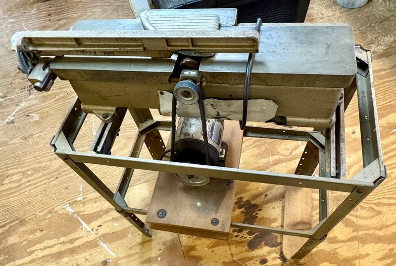 vintage craftsman 3/4 H.P. 6" Jointer with the original stand