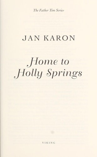 Home to Holly Springs by Jan Karon, Good Book