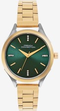 French Connection Stella Maris Ladies Watch Green Dial 34mm Case RRP £125