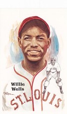 WILLIE WELLS St. Louis Stars/Negro Leagues Perez-Steele HOF postcard #232