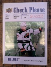 2022-23 Upper Deck Allure - Check Please Marcus Foligno #CP-9