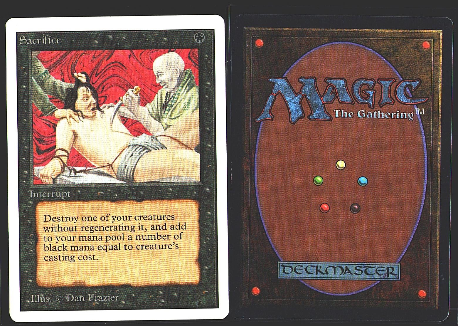 Sacrifice Magic: Unlimited Edition 1993 MTG MAGIC VINTAGE O247-0.99
