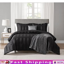 5-Piece Reversible Comforter Set Plush Throw Shams Decorative Pillow Bedding New