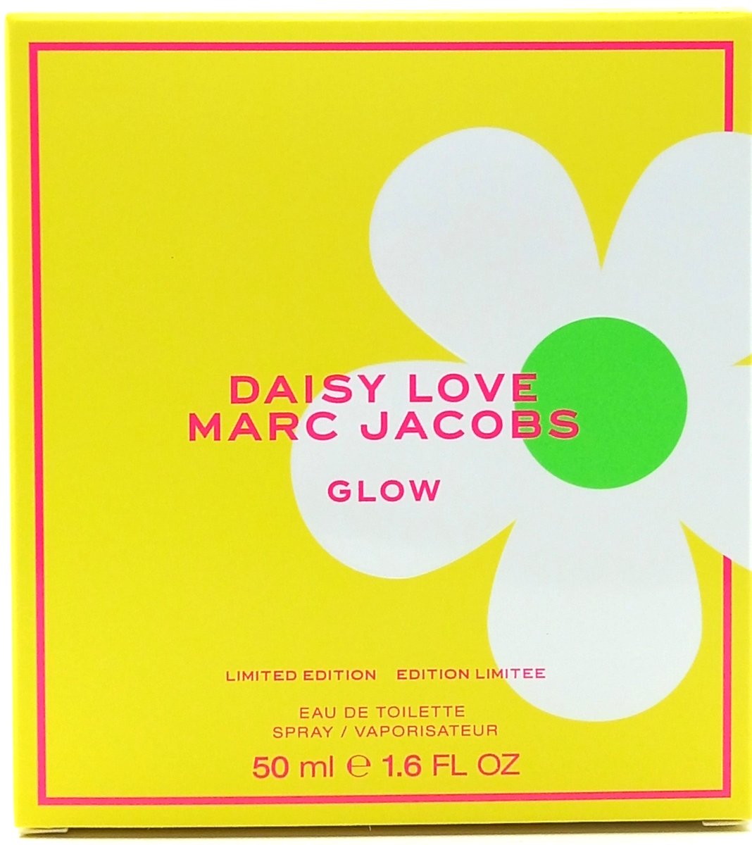 MARC JACOBS DAISY LOVE GLOW EAU DE TOILETTE SPRAY FOR WOMEN 1.6 Oz