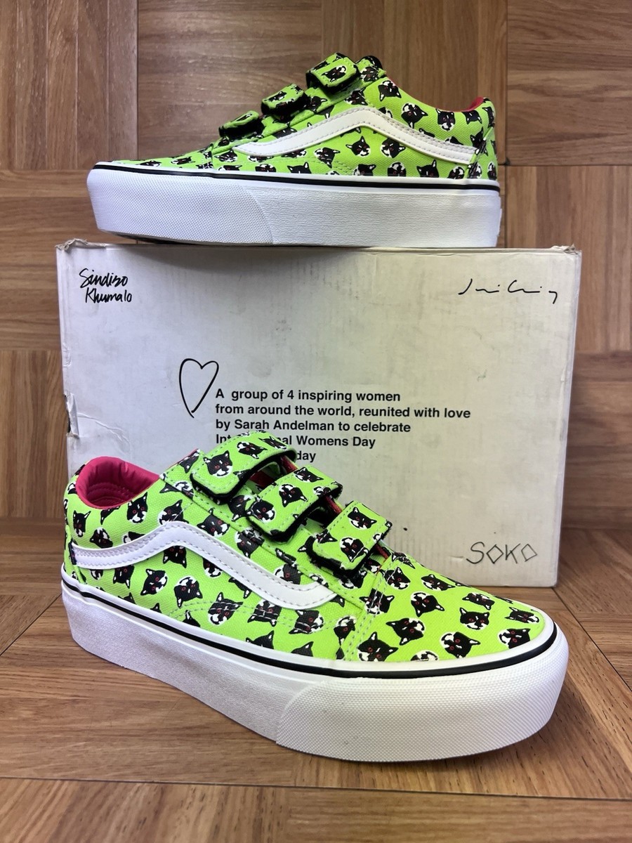Vault Sz 7 - VANS Old Skool V Platform “Soko Multi” Womens Day Pug
