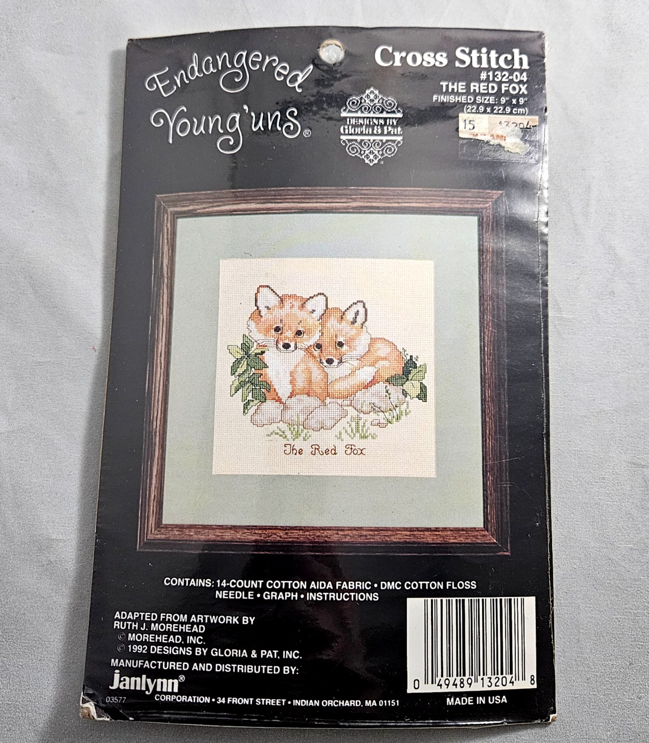Kit Endangered Young'uns The Red Fox Baby #132-04 Vintage