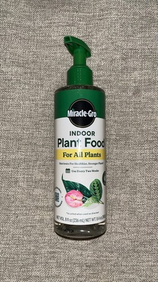 #ad #ad Miracle Gro Indoor Plant Food for All Plants Liquid Plant Food for Houseplants $10.00