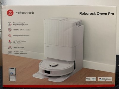 Roborock Qrevo Pro Robot Vacuum and Mop with FlexiArm Edge Mopping, Dynamic
