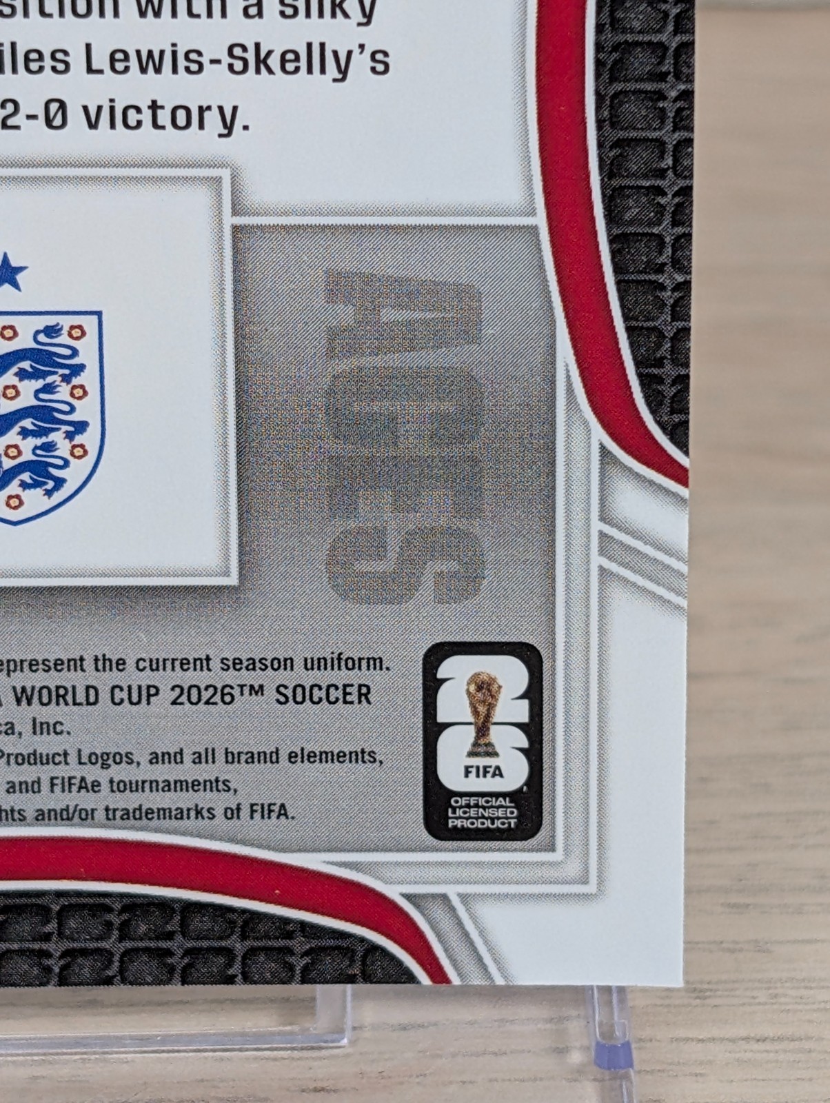 Jude Bellingham 2026 Panini Prizm FIFA World Cup Aces #23 Wave Prizm view 11