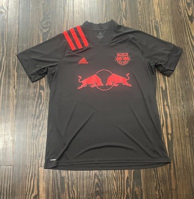 Adidas New York Red Bull Jersey Men's 2XL Black Polyester | eBay