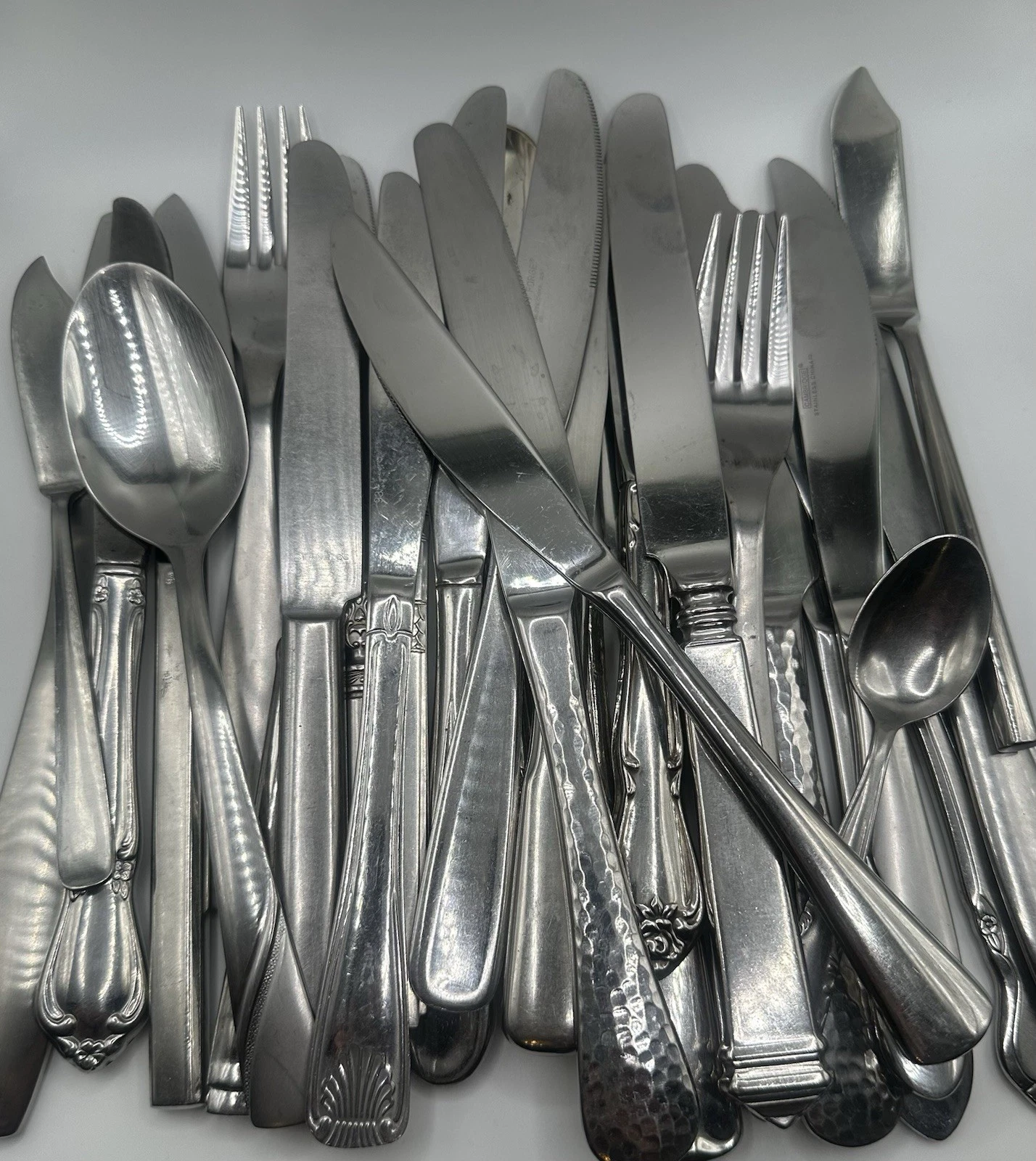 Flatware Stainless Steel Mixed Lot 32 Cambridge Rogers Oneida Gourmet Settings