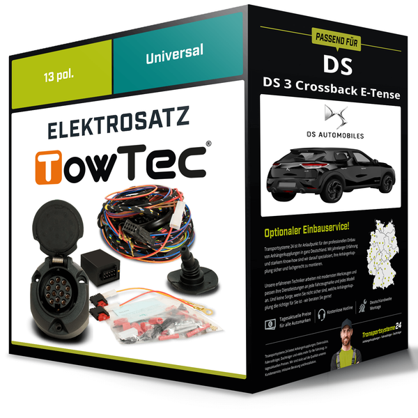 Elektrosatz 13-Pol Universell für DS DS 3 Crossback E-Tense 10.2018-Jetzt NEU-image
