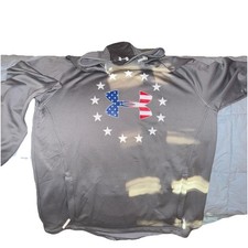 Under Armor Men s Large Freedom Red White Blue 4th July Hoodie Sweatshirt