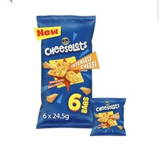 Mini Cheddars Cheeselets 6 x 24.5g Intensely Cheesy Flavour Multipack Snacks