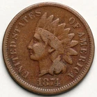 1874 Indian Head Cent