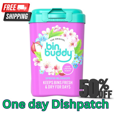 Bin Buddy Fresh Spring Blossom 450g Behälterfrischer Deodorierer Pulver UK