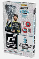 2024 Donruss Racing NASCAR Factory Sealed HOBBY Box 3 Auto/Memorabilia
