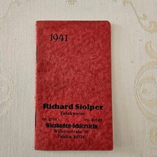 Taschenkalender aus 1941