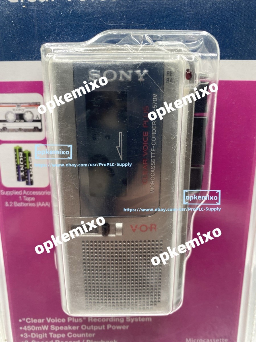 Sony M-570V Handheld Cassette Voice Recorder for sale online | eBay