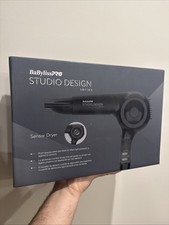 BaByliss PRO Studio Design Series The Sensor Dryer NIB Hair Blow Black 1875W NIB