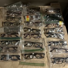 Wholesale Lot 50 NWT Eyeglasses Frames Mixed Brands, Msrp 2k In Total