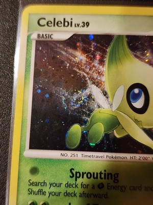 Pokémon Celebi 7/123 Holo Rare Mysterious Treasures Pokemon NM