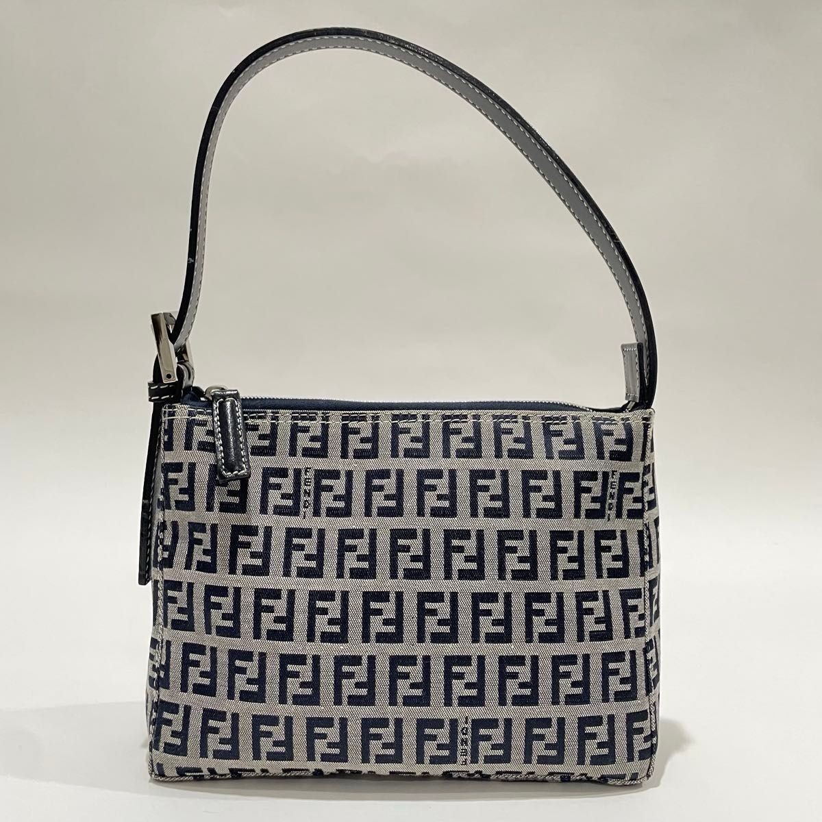 RARE FENDI Zuccino Zucca Pattern Accessory Pouch in Excellent Condition