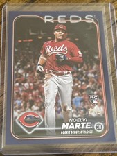 2024 Topps Update Series - Rookie Debut Noelvi Marte #US187 Royal Blue (RC)