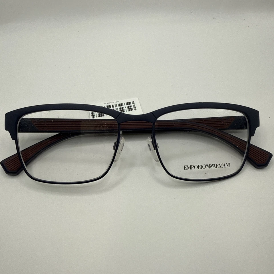 Матовые мужские оправы для очков Emporio Armani EA 1098 3003 52/17-142 темно-синие P11 - Изображение 3 из 4