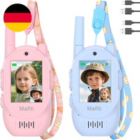 Video Walkie Talkie Kinder,2Er Set Walky Talky Kinder Aufladbar Weihnachten Gesc