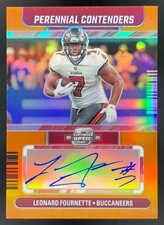2022 Contenders Optic Perennial Contenders Orange #LF Leonard Fournette Auto /25