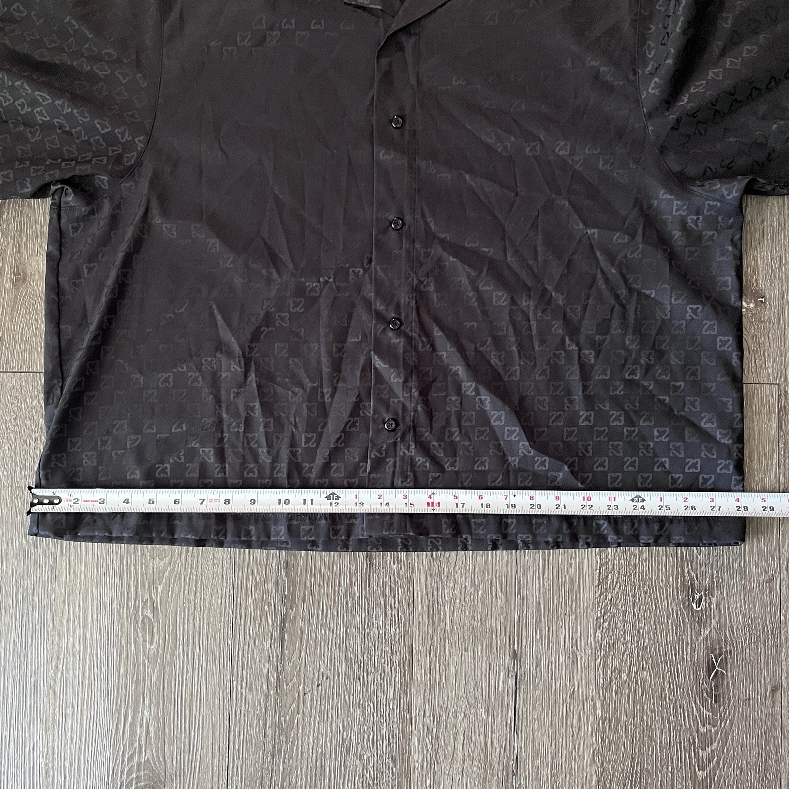 Jordan 23 Monogram Essentials Black Button-up Men… - image 8