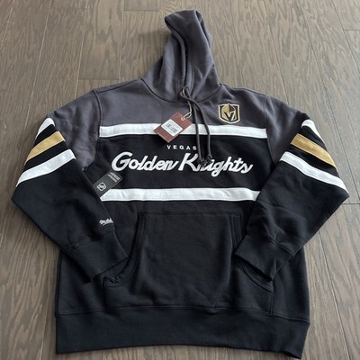 NWT Vegas Golden Knights Head Coach Pullover Hoodie Black/Gray Men Large $110