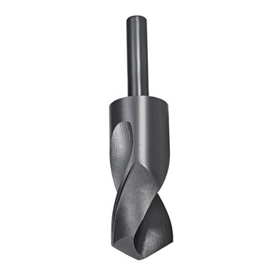 35mm HSS 6542 Short Shank Drill Bit with 1/2 Inch Straight Shank Black Oxide