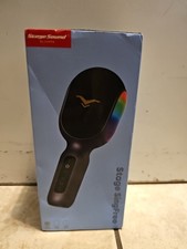 NEW Stage Singfree Bluetooth Karaoke Microphone, 5-in-1 Handheld Mic with LED