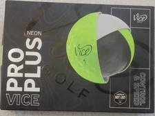New Vice Pro Plus Neon Premium Golf Balls 1 Dozen